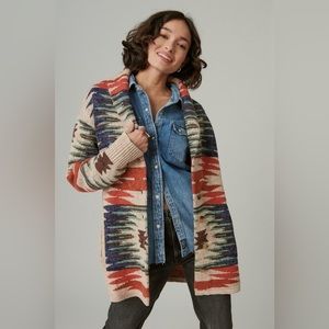 Lucky brand Southwestern Aztec Sweater